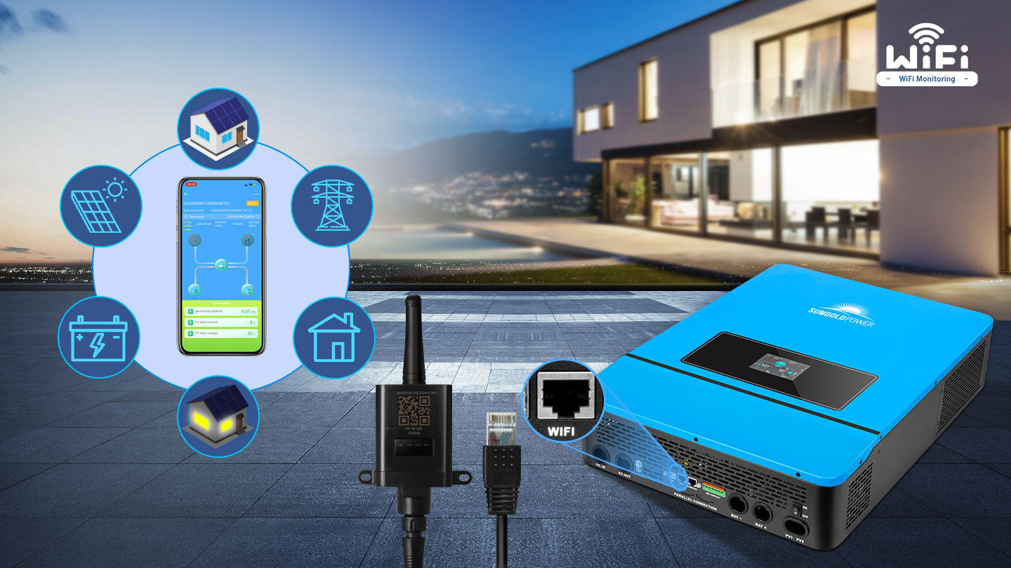 Complete 48V Power System - 14.3kWh LiFePO4 Lithium Battery Bank | 8,000W Power Output WiFi Module Integration