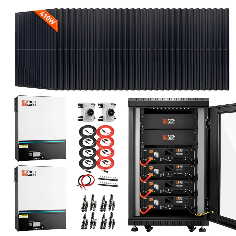 complete off grid solar kit 13 000w 120 240v output 48vdc 410w x 30 1d3e6f22 9c5f 4863 bb1b 9d42575a8a4c