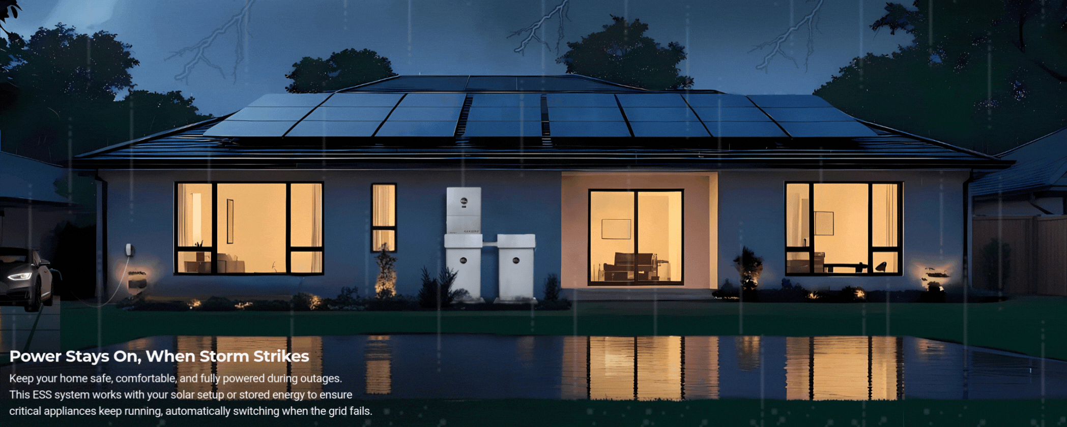 EG4 FlexBOSS21 21kW Split-Phase Hybrid Solar Inverter EG4 solar kit — installation diagram