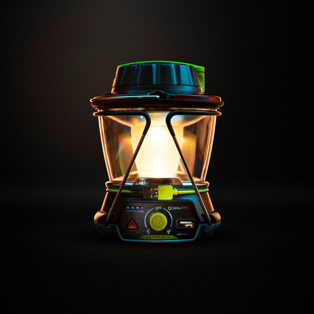 Venture 35 + Lighthouse 600 + Nomad 10 Kit Lighthouse 600 Lantern & USB Power Hub - Goal Zero