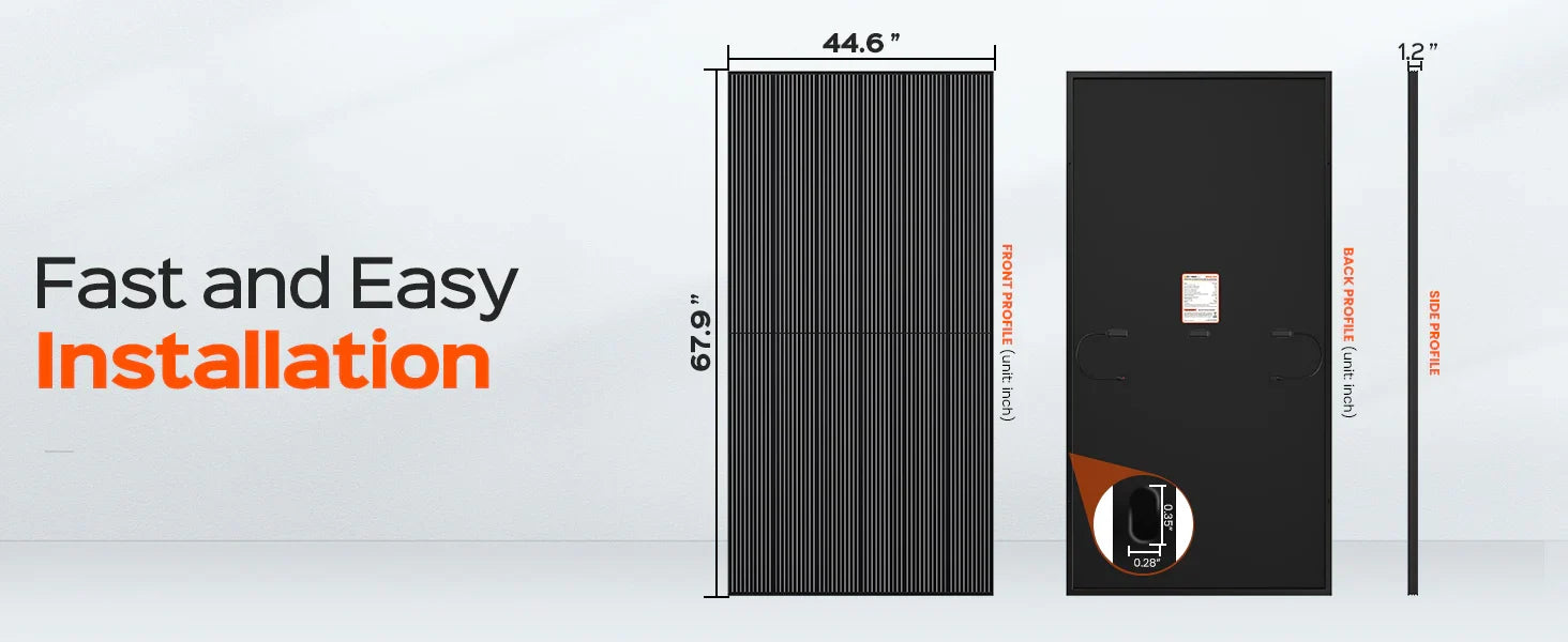 Rich Solar MEGA 400W 24V Monocrystalline Solar Panel | Premium Grid-tie and Off-grid Solar Panel Rich Solar solar kit — product photo