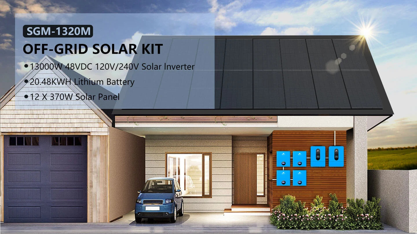 Sungold Power SGM-1320M solar kit — product photo