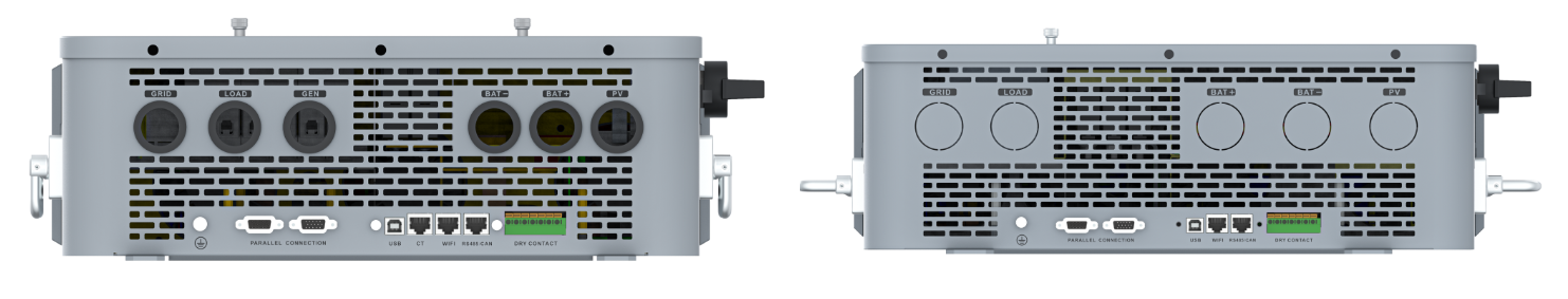 APEX-10K 10,000W Off-Grid Hybrid Solar Inverter | 48V Apex INVERTER-48V solar kit — installation diagram