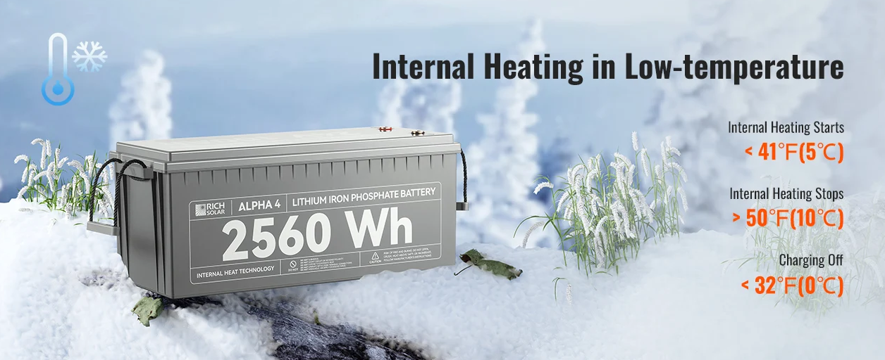 Rich Solar ALPHA-4 solar kit — installation diagram