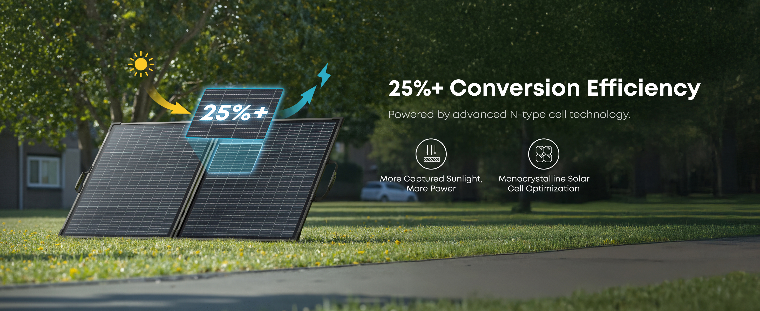 PS200 Bifacial 25%+ conversion efficiency with N-type cells