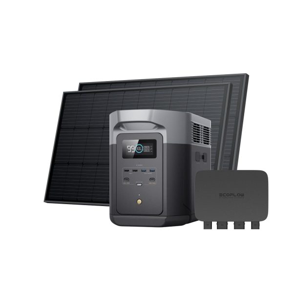 ecoflow delta 2 max 800w alternator charger 2 x 100w rigid solar panel prime big deal days delta 2 max alternator charger 100w 2 33953884143689