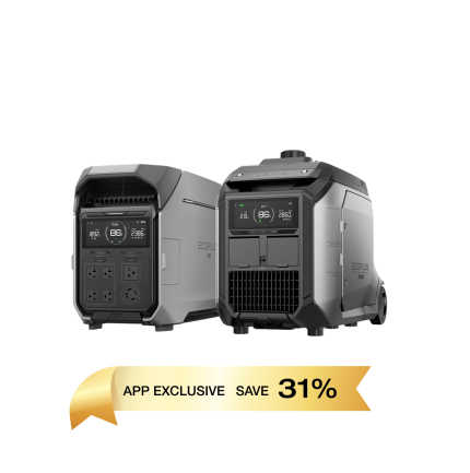 ecoflow ecoflow delta pro 3 smart generator 4000 dual fuel app only dp3 bundle delta pro 3 smart generator 4000 dual fuel 1193707713