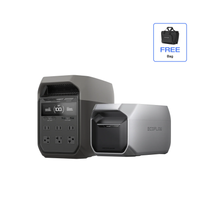 ecoflow us ecoflow delta 3 portable power station standalone delta 3 delta 3 extra battery 1259394117
