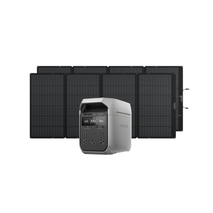 ecoflow us ecoflow delta 3 series solar generator pv400w bundle delta 3 plus 400w solar panel x 2 34345914728521
