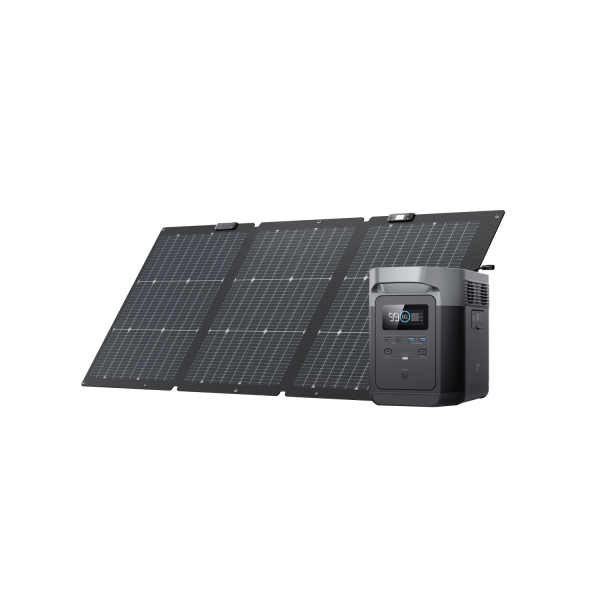 ecoflow us ecoflow delta solar generator pv 160w bundle 32606552391753