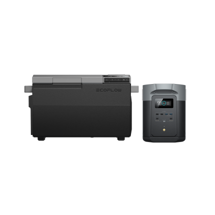 ecoflow us ecoflow glacier portable refrigerator delta 2 max portable power station 30323023413321