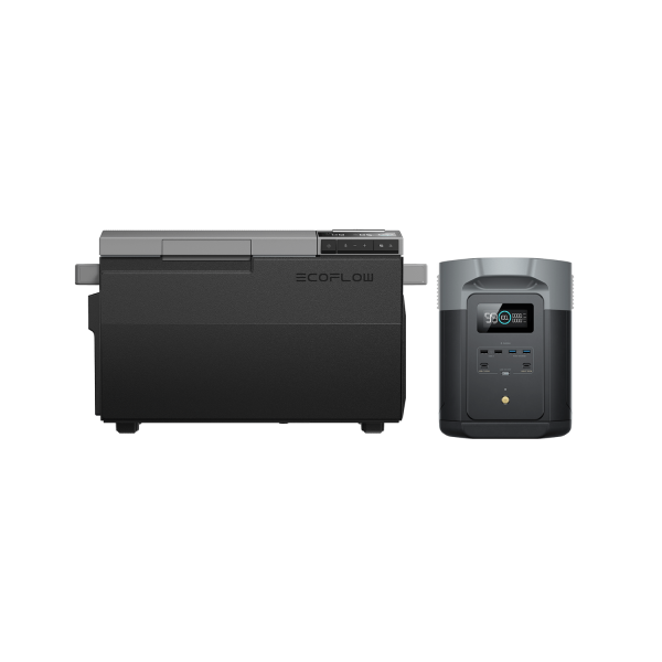 ecoflow us ecoflow glacier portable refrigerator delta 2 max portable power station 30323023413321