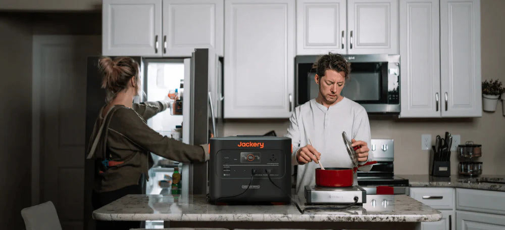 Jackery Explorer 2000 Plus in a home kitchen
