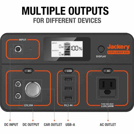 jackery explorer 300 portable power station refurbished 8824016