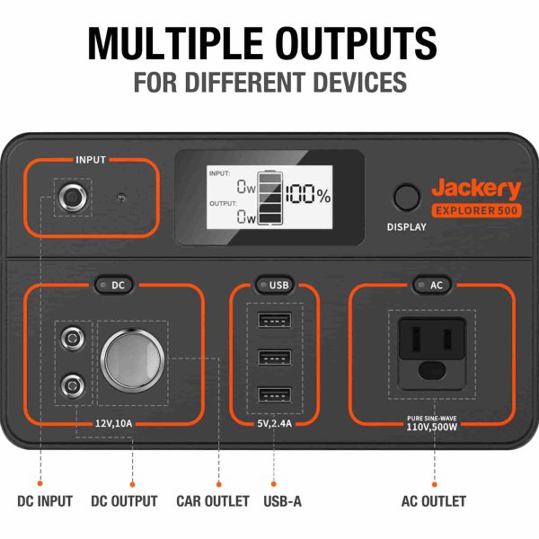 jackery explorer 300 portable power station refurbished 8824016
