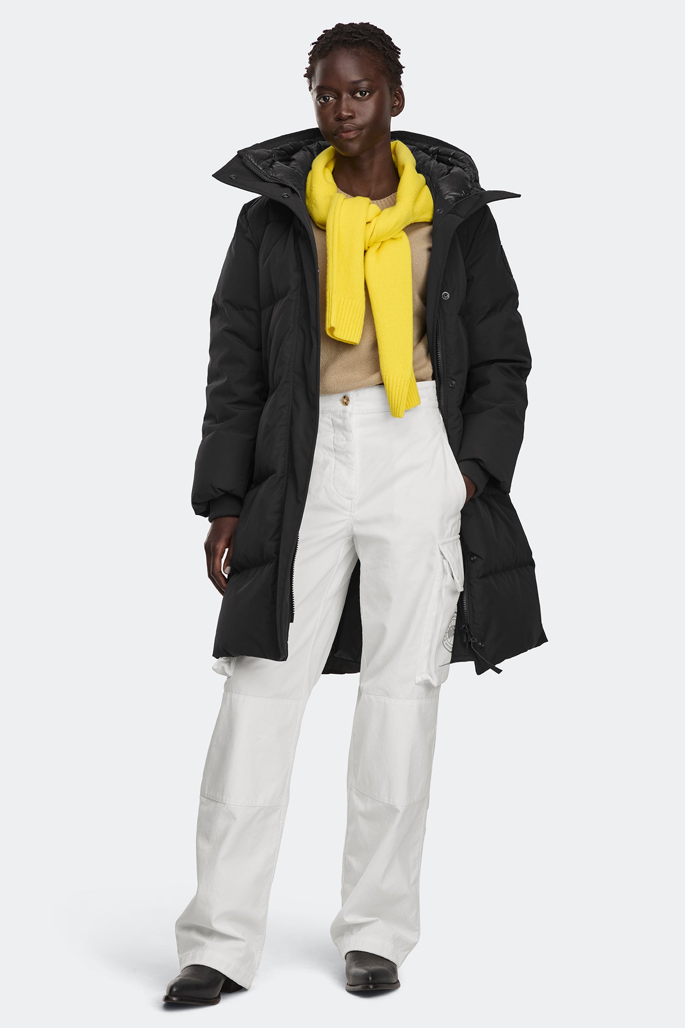 1720WT_9061_on_front_01 Canada Goose Women’s Louise Parka Tonal Disc - Image 1