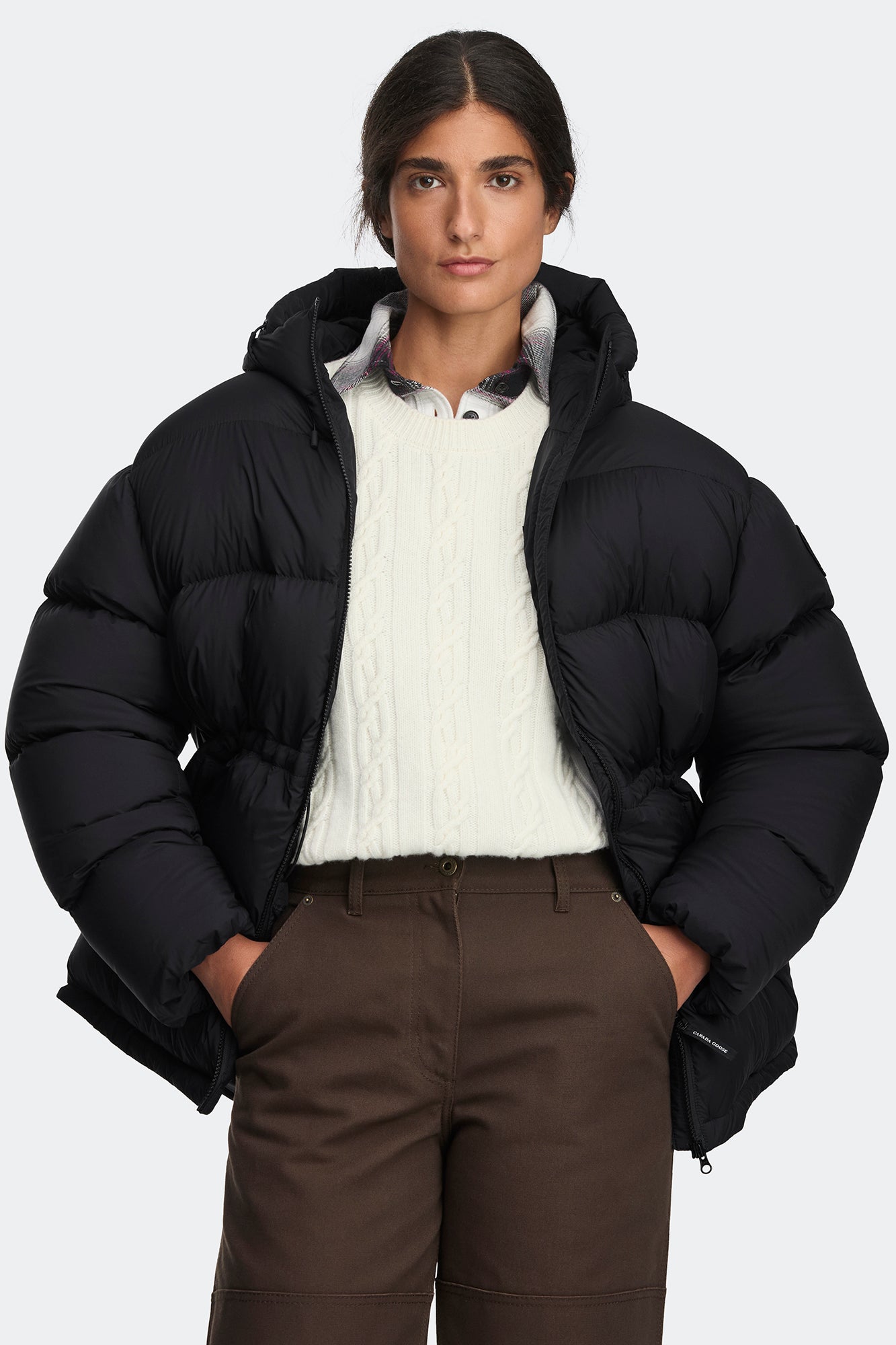 1723WT_9061_on_front_01 Canada Goose Women’s Fallon Puffer Coat - Image 1