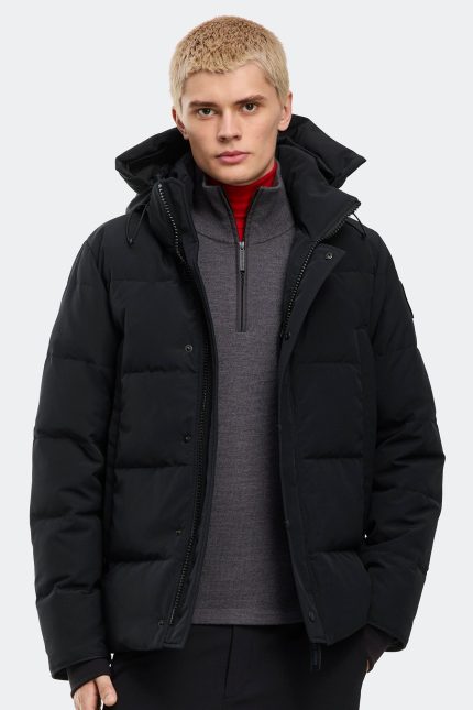Canada Goose Men's Wyndham Parka Black Disc