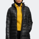 Canada Goose Women’s Cypress Hooded Jacket Black Disc