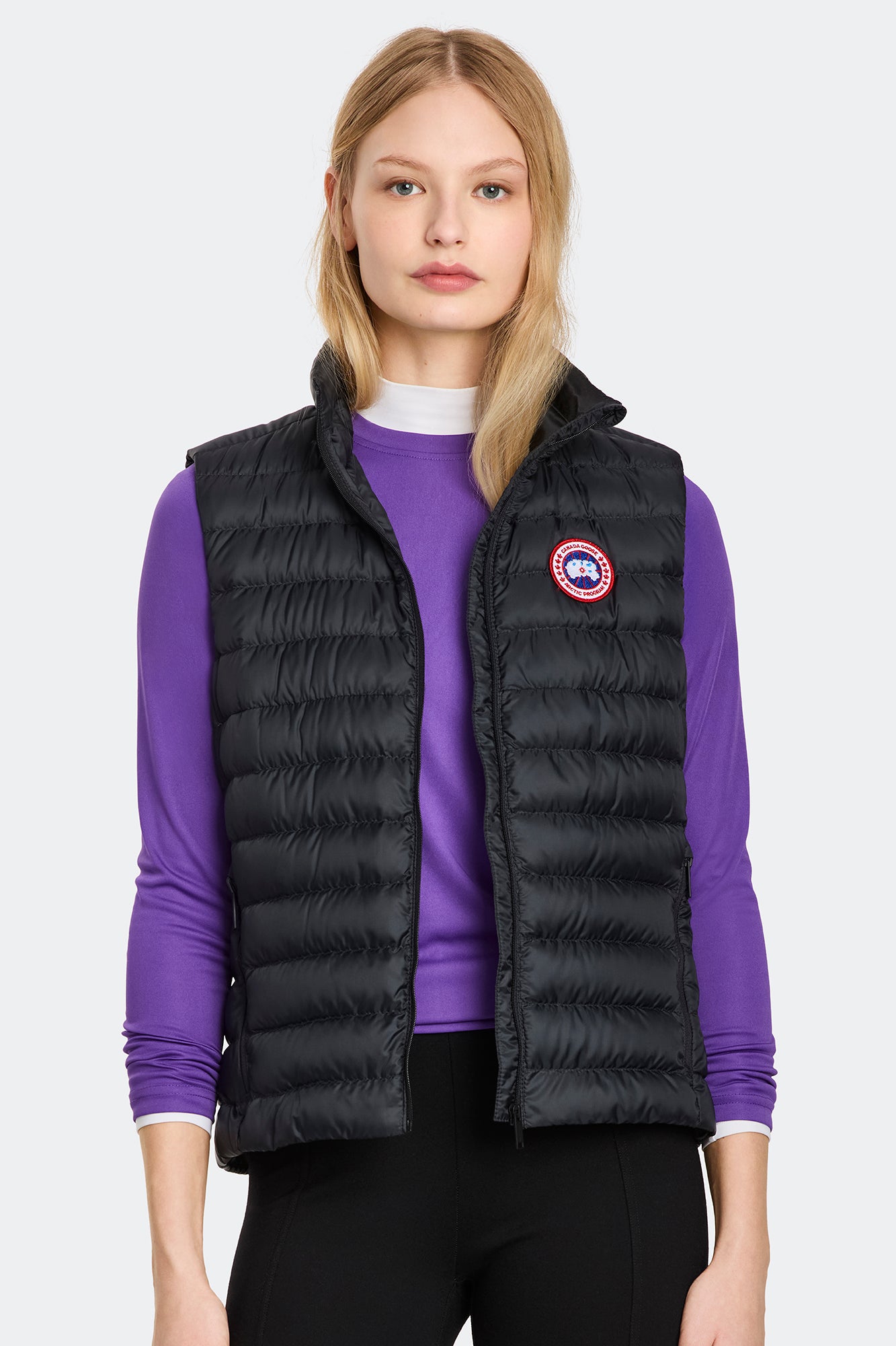 2490W_9061_on_front_01 Canada Goose Women’s Aethera Vest - Image 1