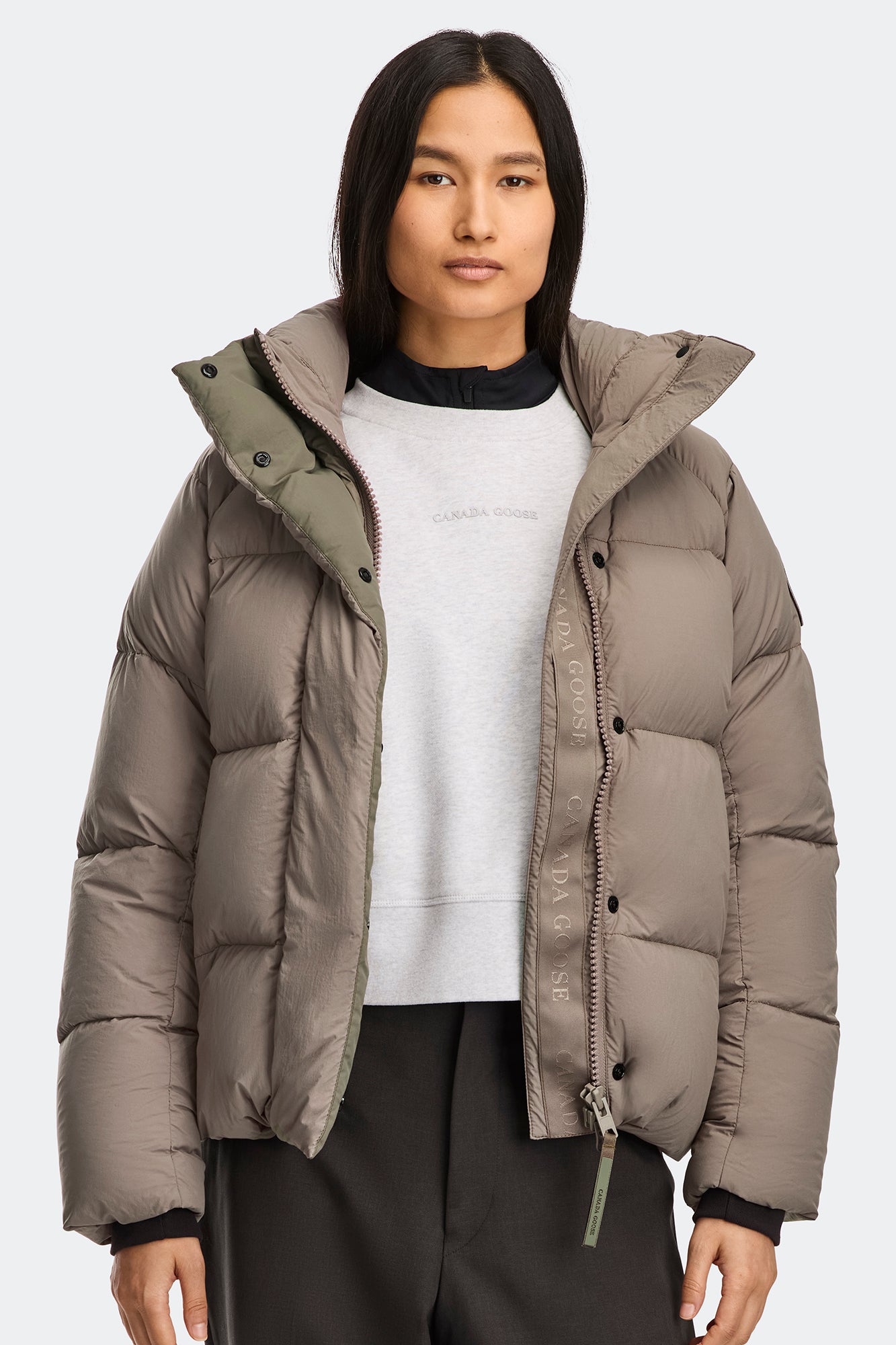 2602LT_9394_on_front_01 Canada Goose Women’s Junction Parka Tonal Disc - Image 1