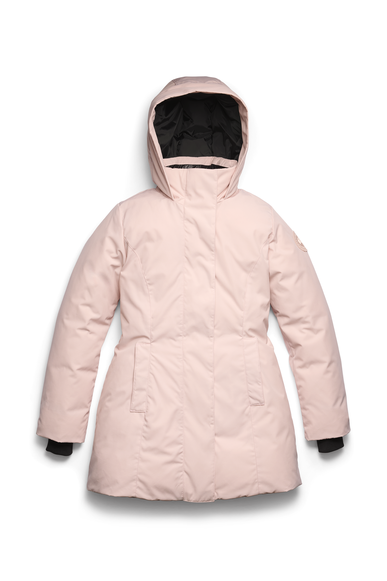 3833WT_9392_off_flat_lay_01 Canada Goose Women’s Leslie Parka Tonal Disc - Image 1