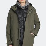 Canada Goose Men's Barclay Rain Jacket Black Disc