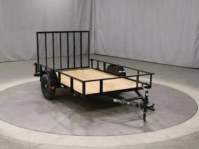 6×10 Single Axle Utility Trailer – Wood Floor & LED Lights – UK Fast Gas