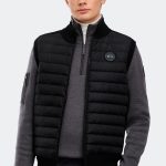 Canada Goose Men's HyBridge® Knit Vest Black Disc