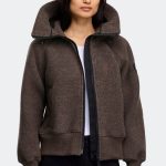 Canada Goose Women’s Chilliwack Fleece Bomber Black Disc