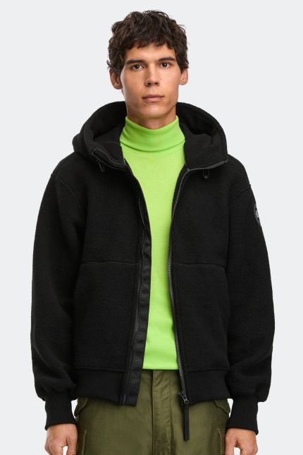 Canada Goose Men's Chilliwack Fleece Bomber Black Disc