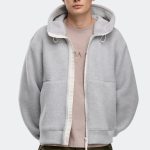 Chilliwack Fleece Bomber White Disc