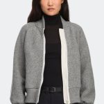 Canada Goose Women’s Sierra Fleece Bomber White Disc