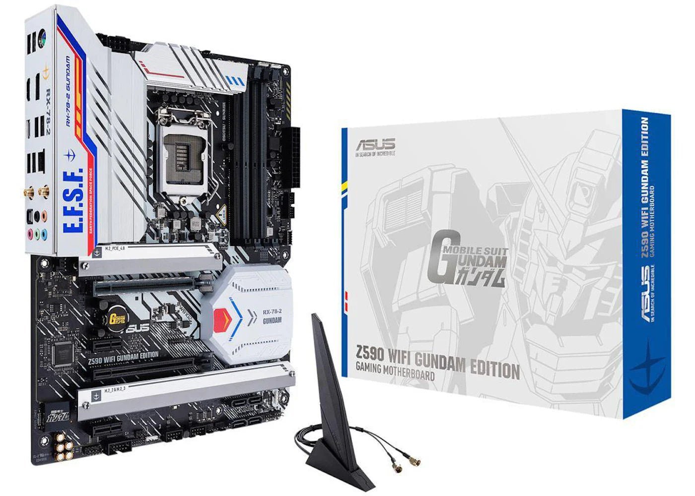 ASUS Z590 WiFi Gundam Edition Lga 1200 Intel Z590 Sata 6g Motherboard (Z590 WiFi Gundam Edition)