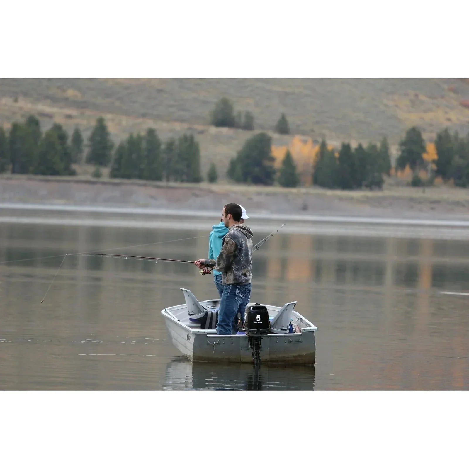 Coleman Powersports 5 HP 4 Stroke Outboard Boat Motor with Easy Pull Start F5BMS