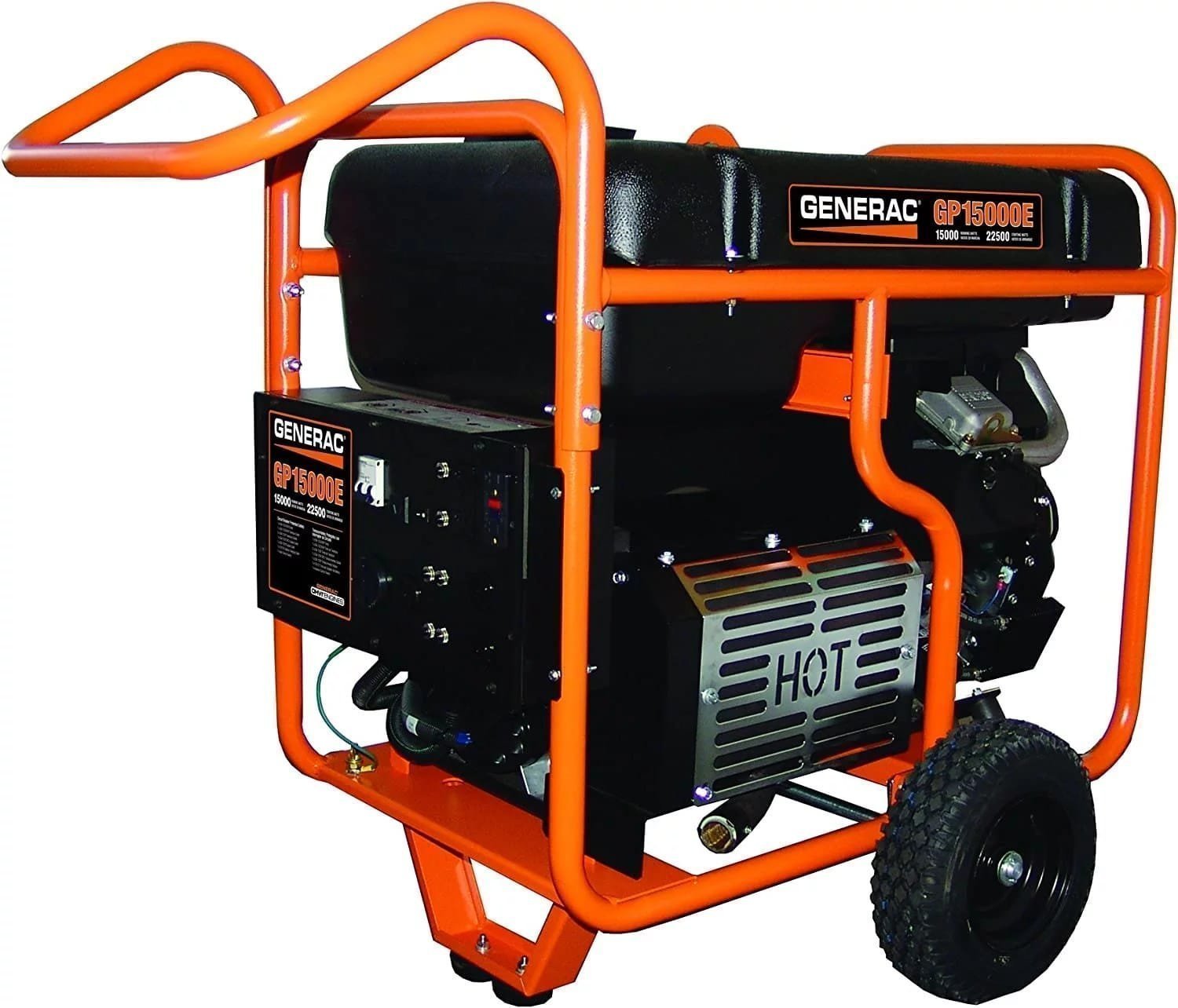 Generac 5734 GP15000E 15000-Watt Electric Start Portable Generator