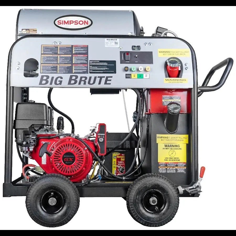 Simpson BB65106 Big Brute Professional 4000 PSI (Gas-Hot Water) Pressure Washer 8211; UK Fast Gas