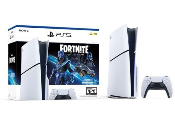 Sony PlayStation 5 Slim Digital Disc Console Fortnite Cobalt Star Bundle (EU Plug)
